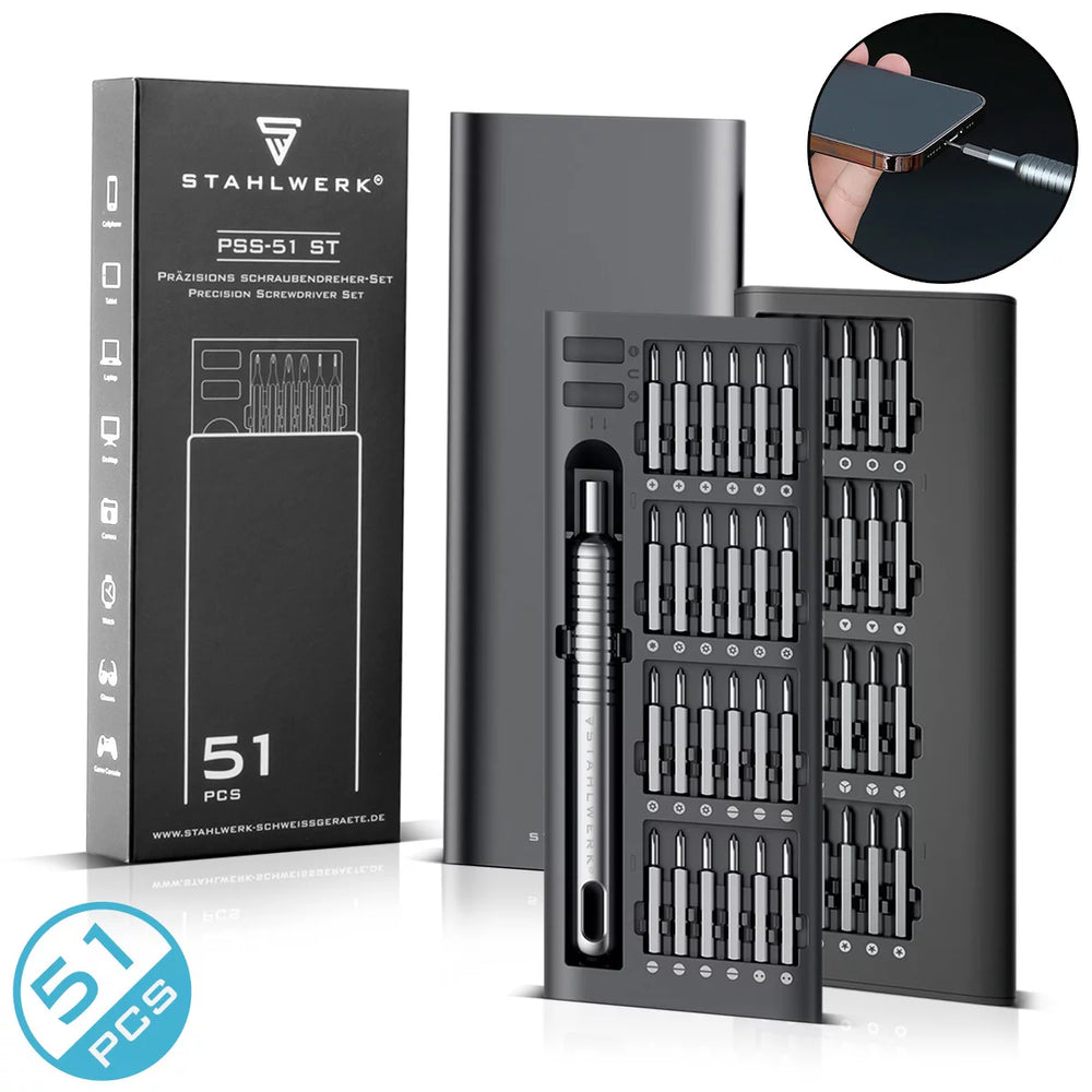 Set de Tournevis Multifonctions 51-en-1 – L’outil indispensable pour toutes vos réparations !